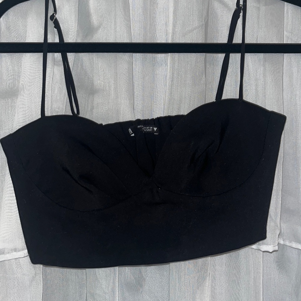 Zara Cropped Corset Top